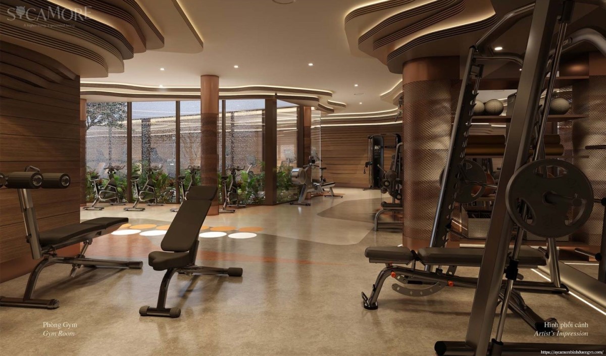 Phòng Gym Hiện đại Tại Dự án Sycamore Bình Dương