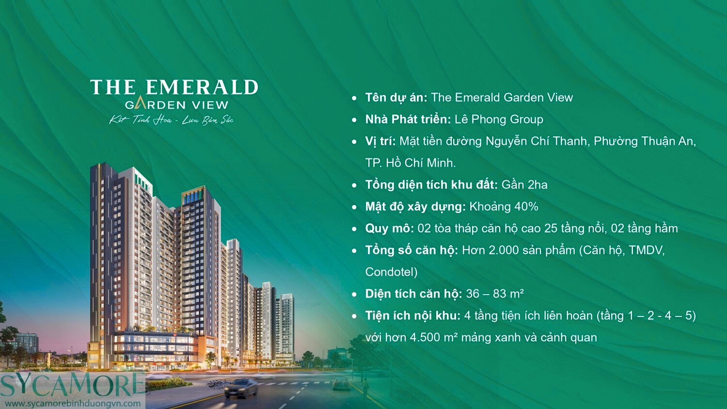 Tổng Quan The Emerald Garden View Thuận An