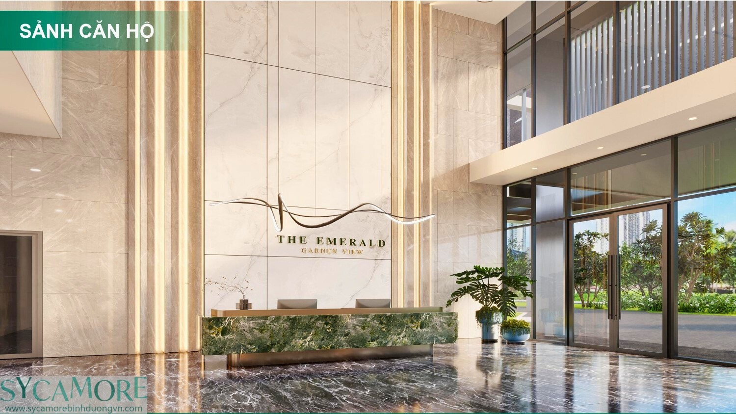 Sảnh Căn Hộ The Emerald Garden View