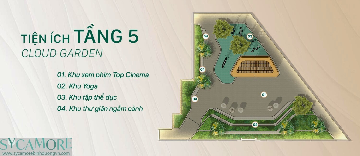 Tiện ích The Emerald Garden View_tầng 5