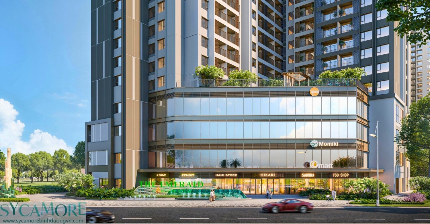 4 Tầng Trung Tâm Thương Mại Tại The Emerald Garden View