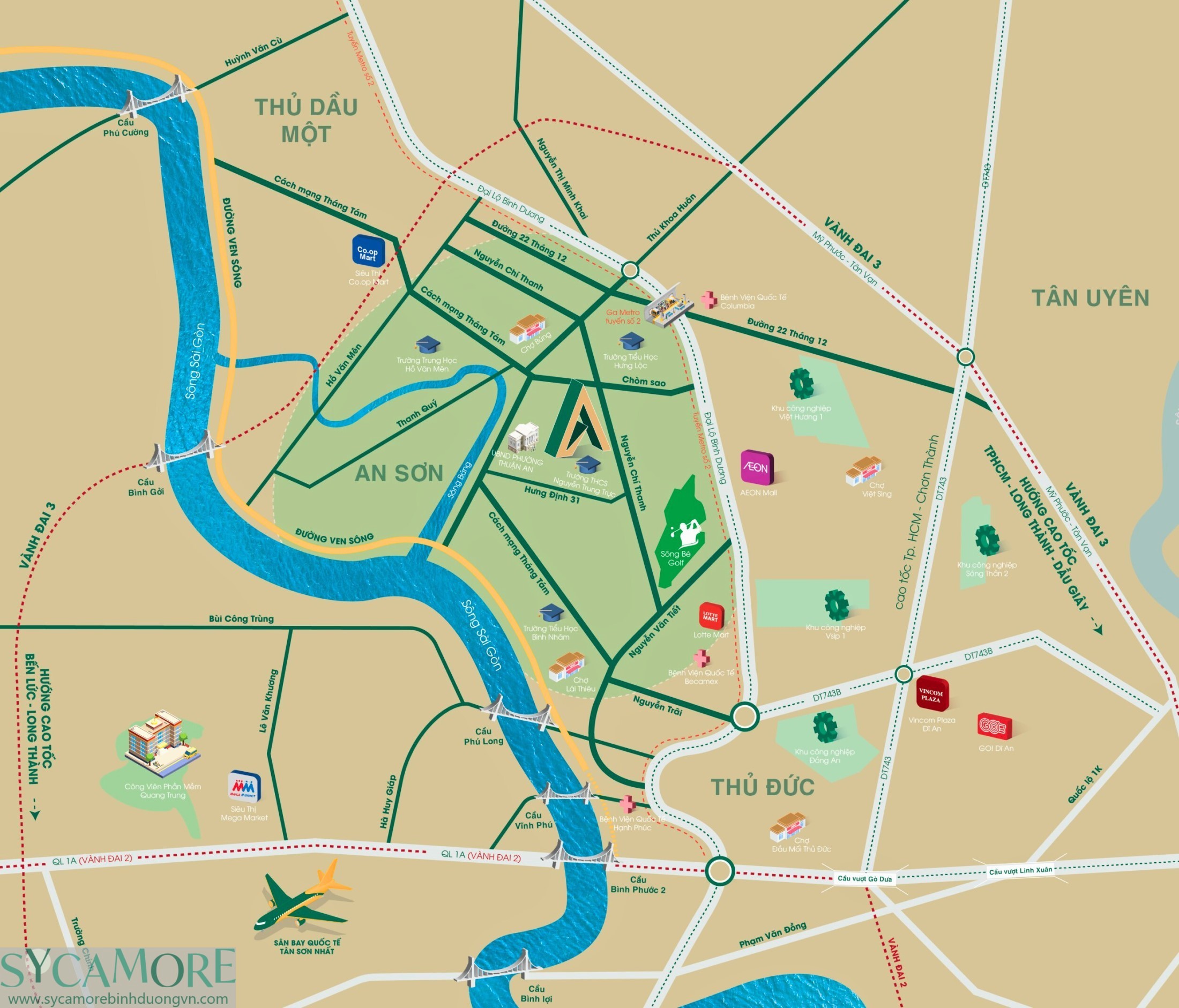 Vị Trí The Emerald Garden View